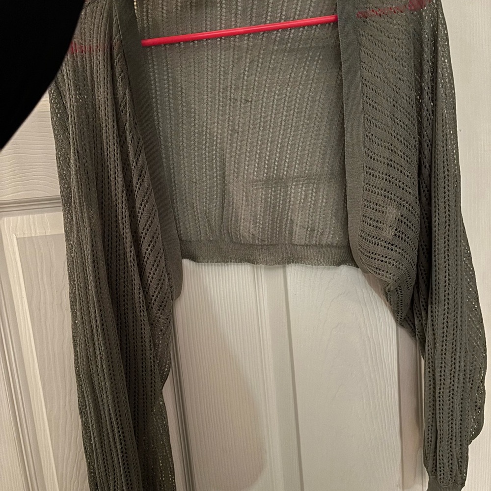 Francesca Shrug L/XL green new with tags